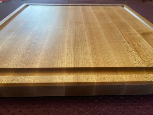 20” Square Edge Grain Cutting Board, charcuterie, serving