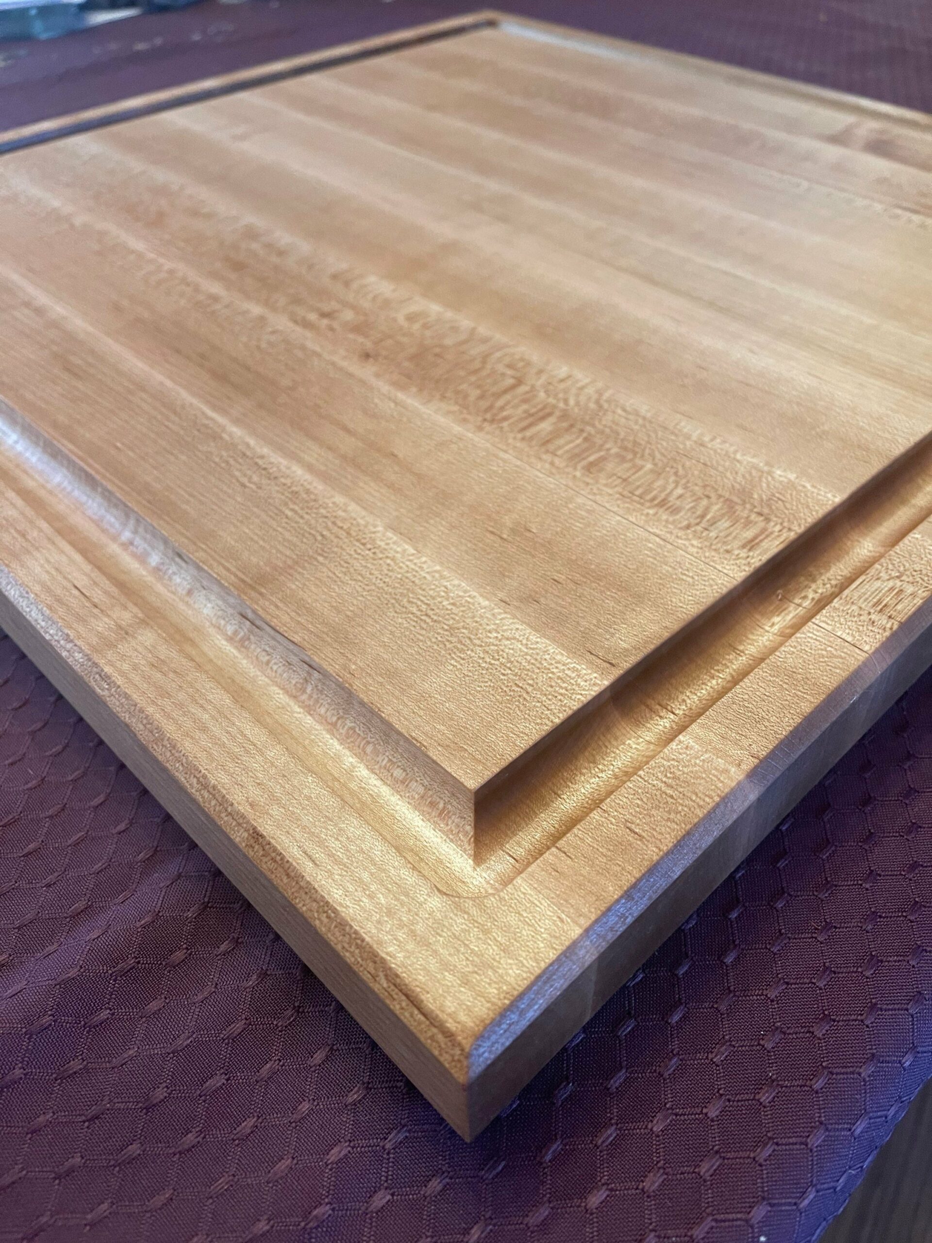 20” Square Edge Grain Cutting Board, charcuterie, serving