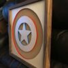 Disney Marvel Inspired Pin Display Shadowbox (Captain America Shield), Corkboard, Cork Display