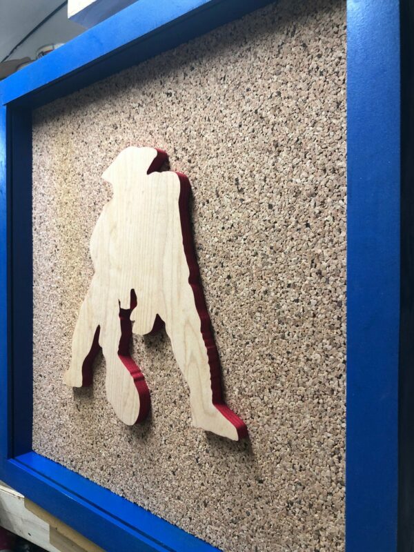 New England Patriots(Pat the Patriot) Inspired Display Shadowbox, Corkboard, Cork Display, ticket display