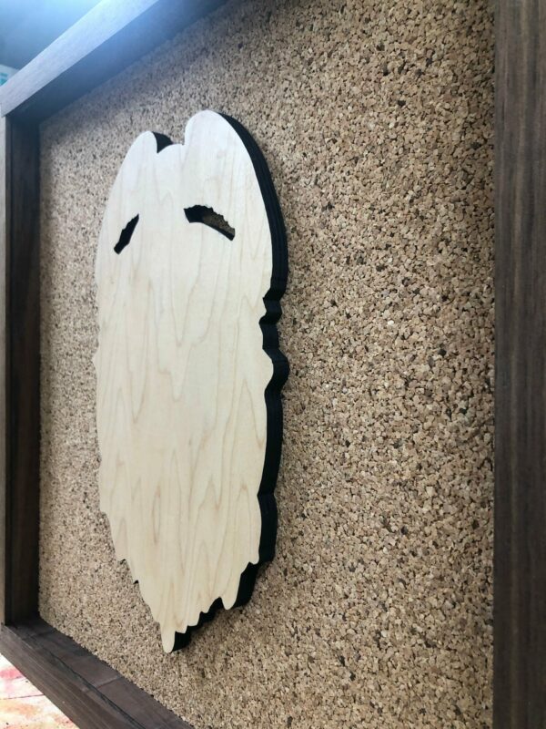 Police Badge(with or without flag) Display Shadowbox, Corkboard, Cork Display, medal display