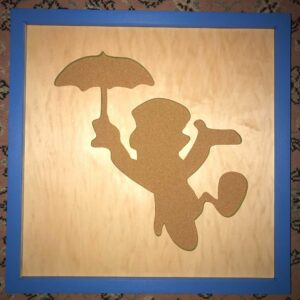 Disney Inspired Pin Display Shadowbox (Jiminy Cricket)