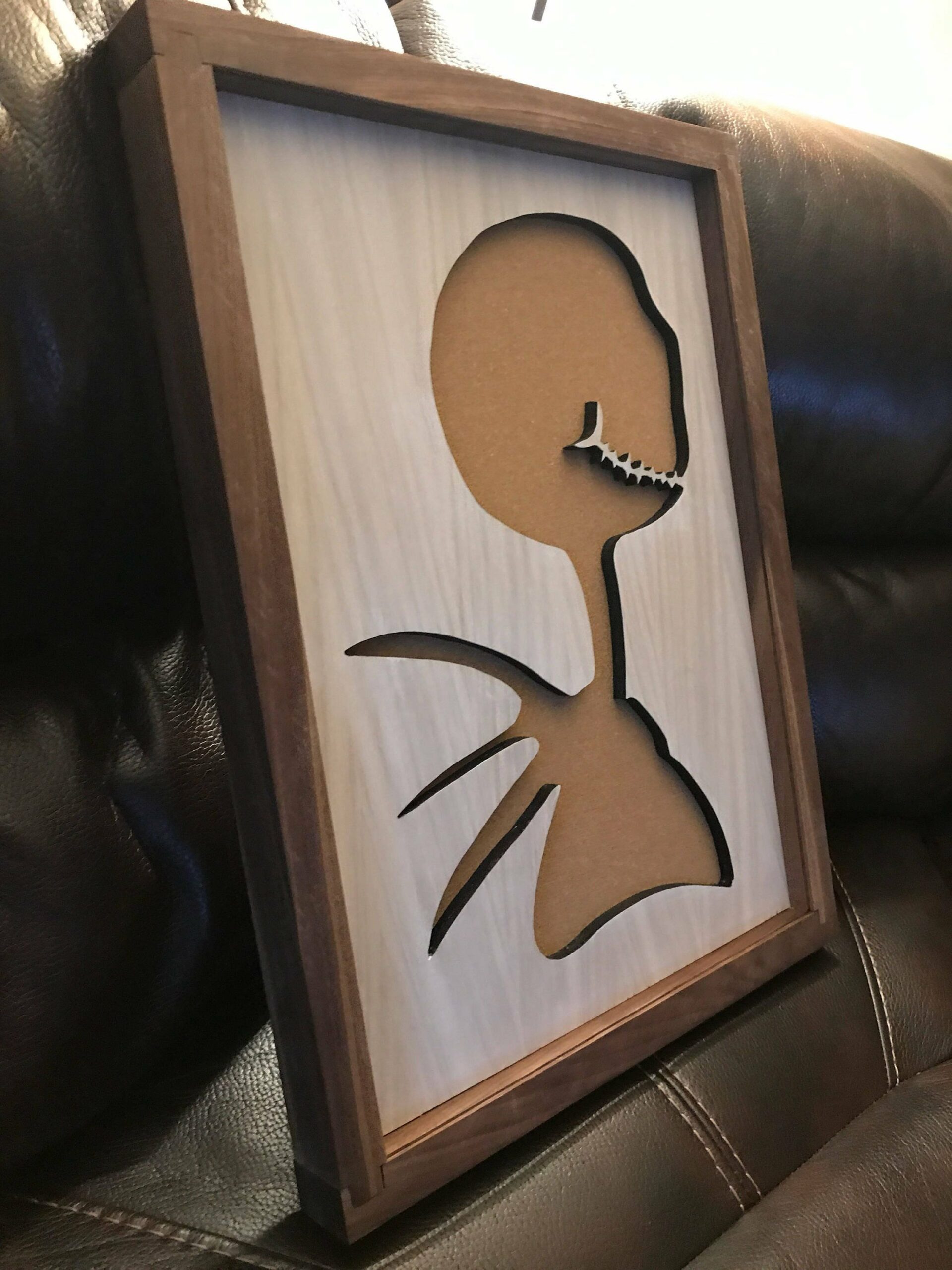 Disney Inspired Nightmare Before Christmas Pin Display Shadowbox (Jack Skellington), Corkboard, Cork Display