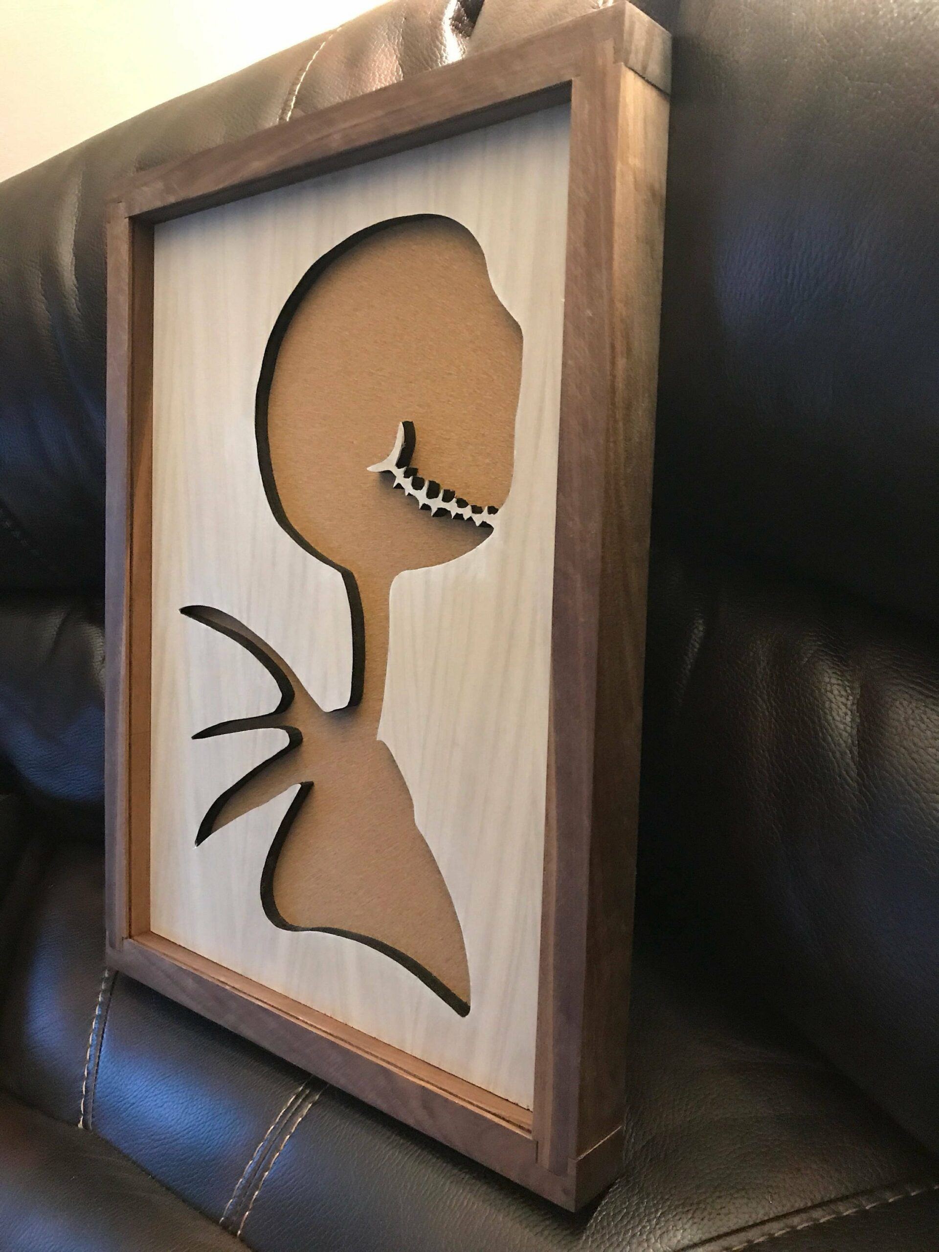 Disney Inspired Nightmare Before Christmas Pin Display Shadowbox (Jack Skellington), Corkboard, Cork Display