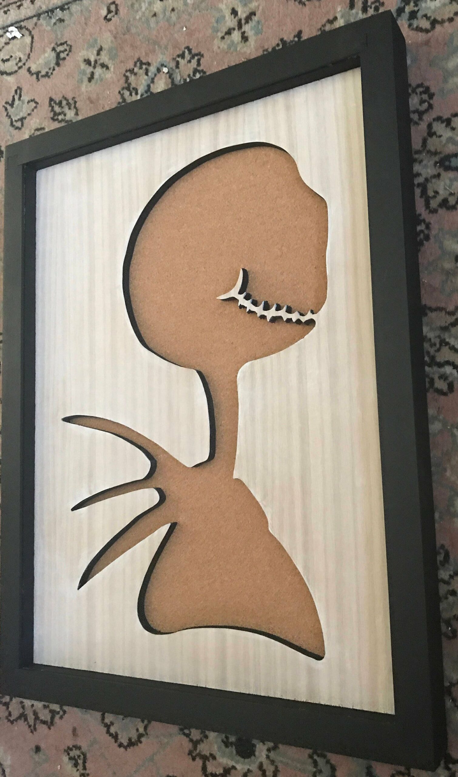 Disney Inspired Nightmare Before Christmas Pin Display Shadowbox (Jack Skellington), Corkboard, Cork Display