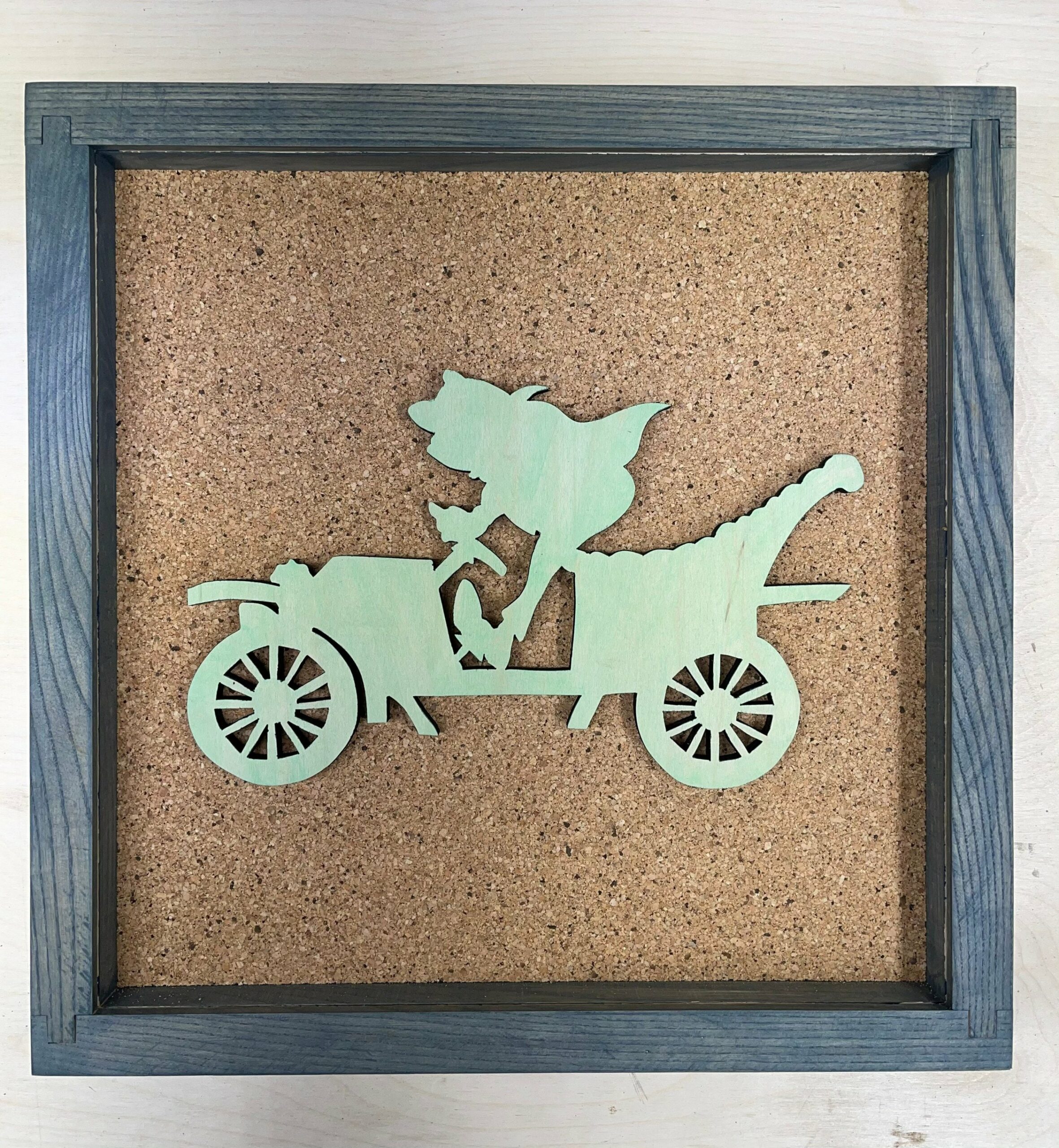 Disney Inspired Pin Display Shadowbox (Mr. Toad), Corkboard, Cork Display