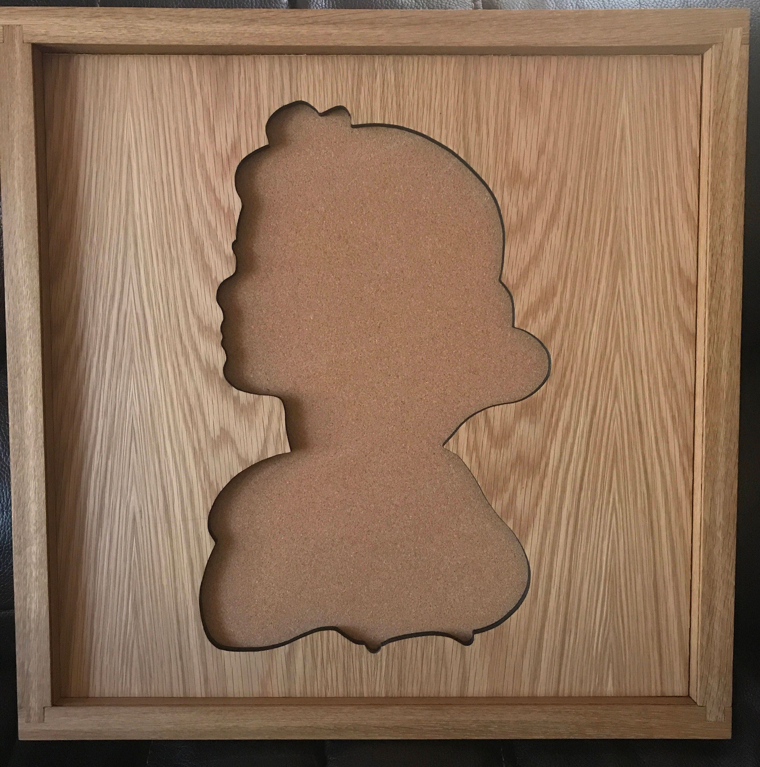 Disney Inspired Pin Display Shadowbox (Snow White), Corkboard, Cork Display