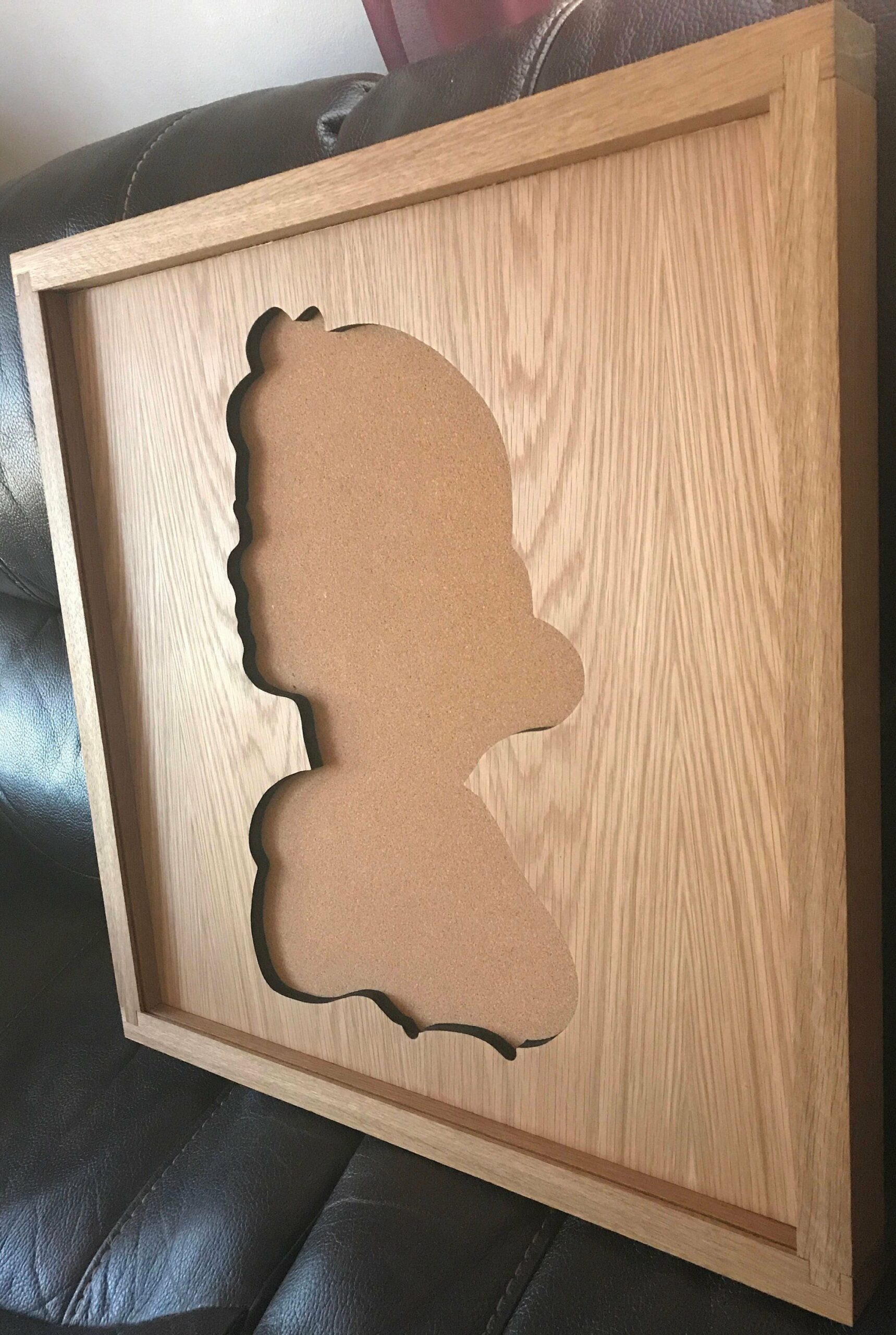 Disney Inspired Pin Display Shadowbox (Snow White), Corkboard, Cork Display