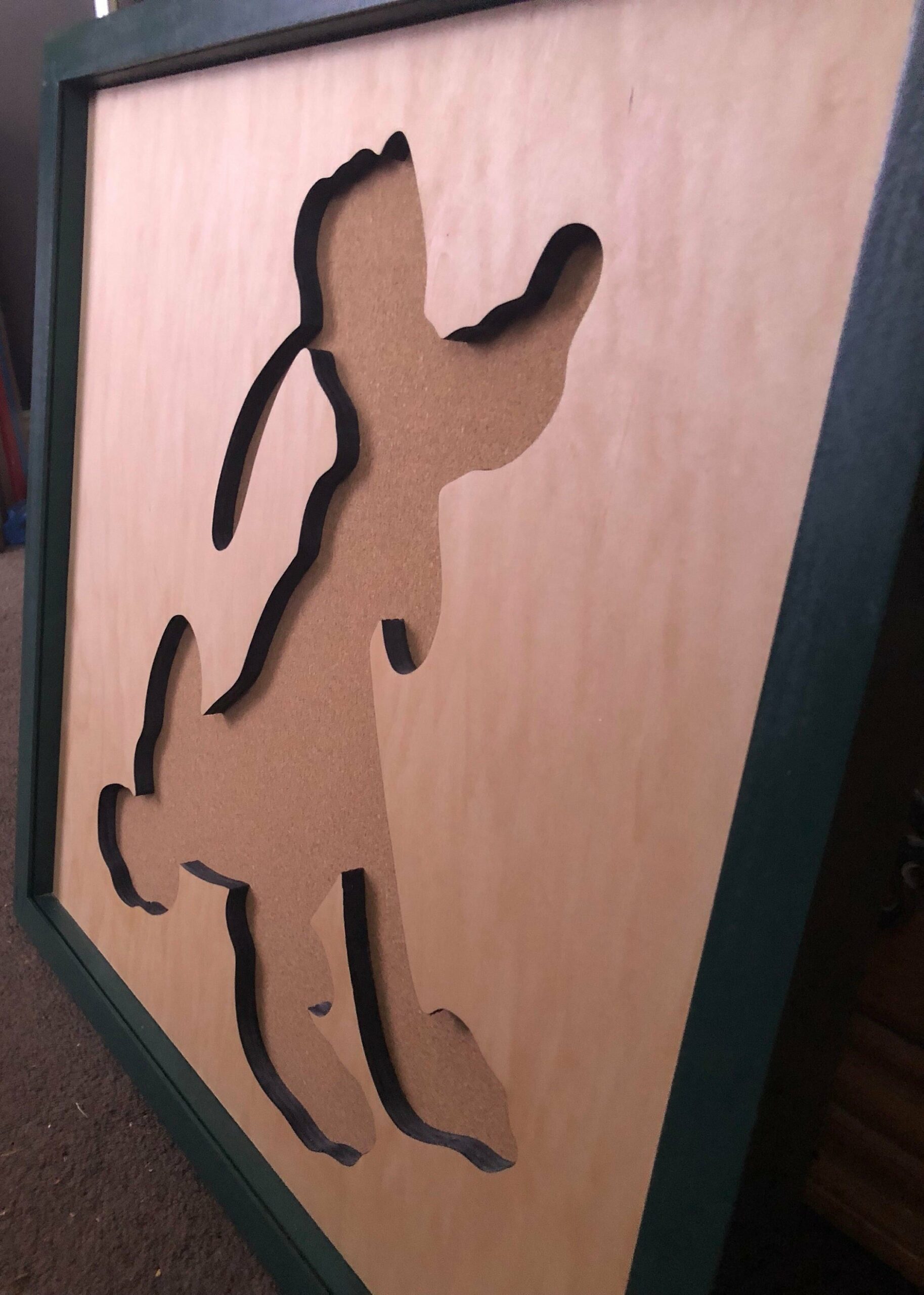 Disney Inspired Pin Display Shadowbox (Pluto), Corkboard, Cork Display