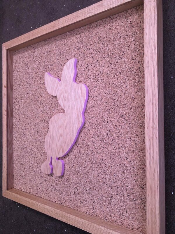 Disney Inspired Pin Display Shadowbox (Piglet), Corkboard, Cork Display