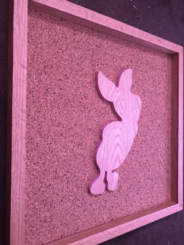 Disney Inspired Pin Display Shadowbox (Piglet), Corkboard, Cork Display