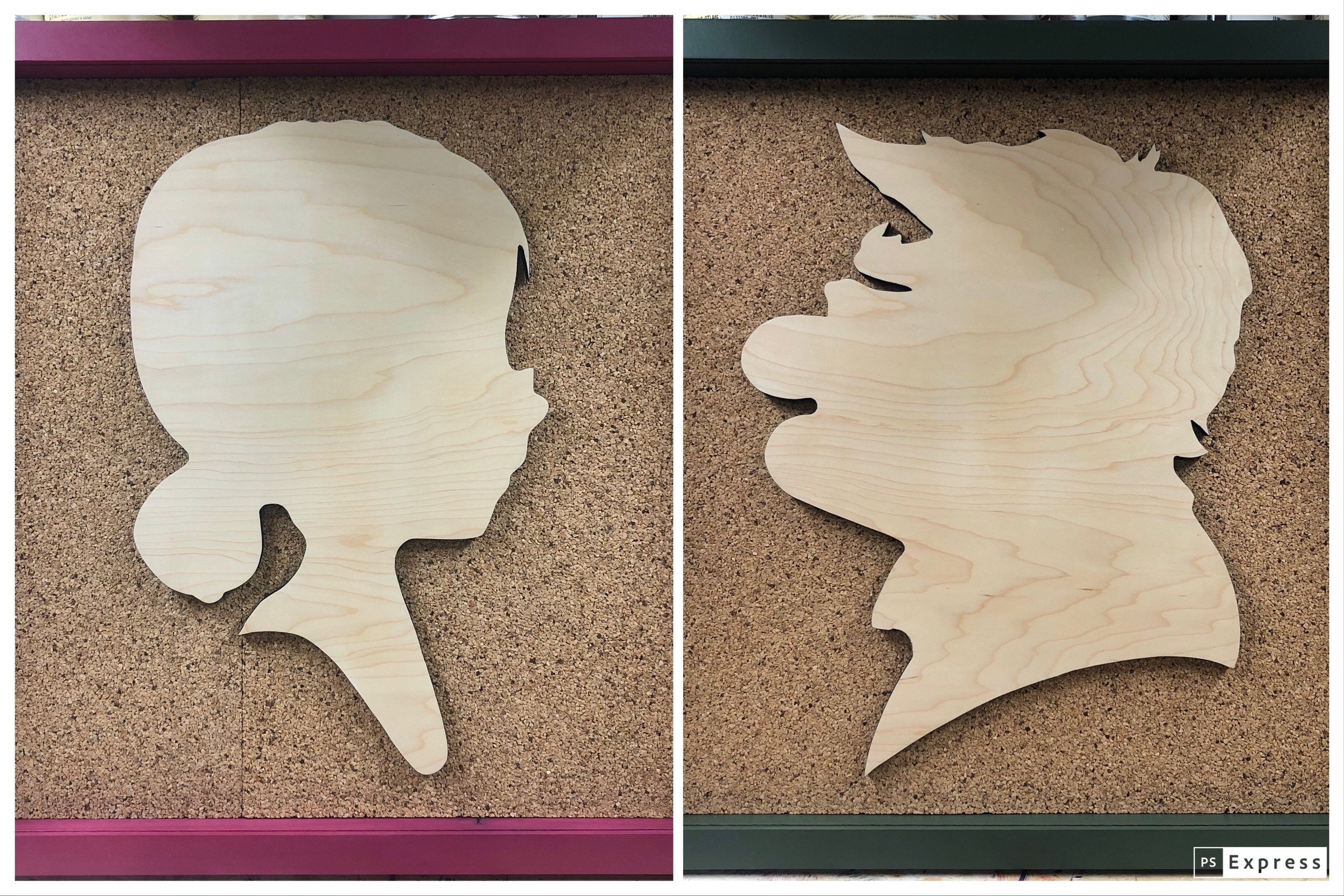 Disney Inspired Pin Display Shadowbox (UP Carl and Ellie Fredricksen), Corkboard, Cork Display