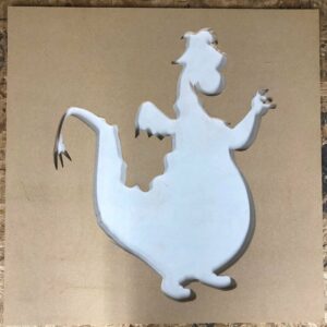 Disney Inspired Pin Display Shadowbox (Pete's Dragon Elliot)(placeholder pic), Corkboard, Cork Display