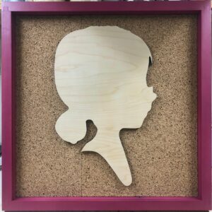 Disney Inspired Pin Display Shadowbox (UP Ellie Fredricksen), Corkboard, Cork Display