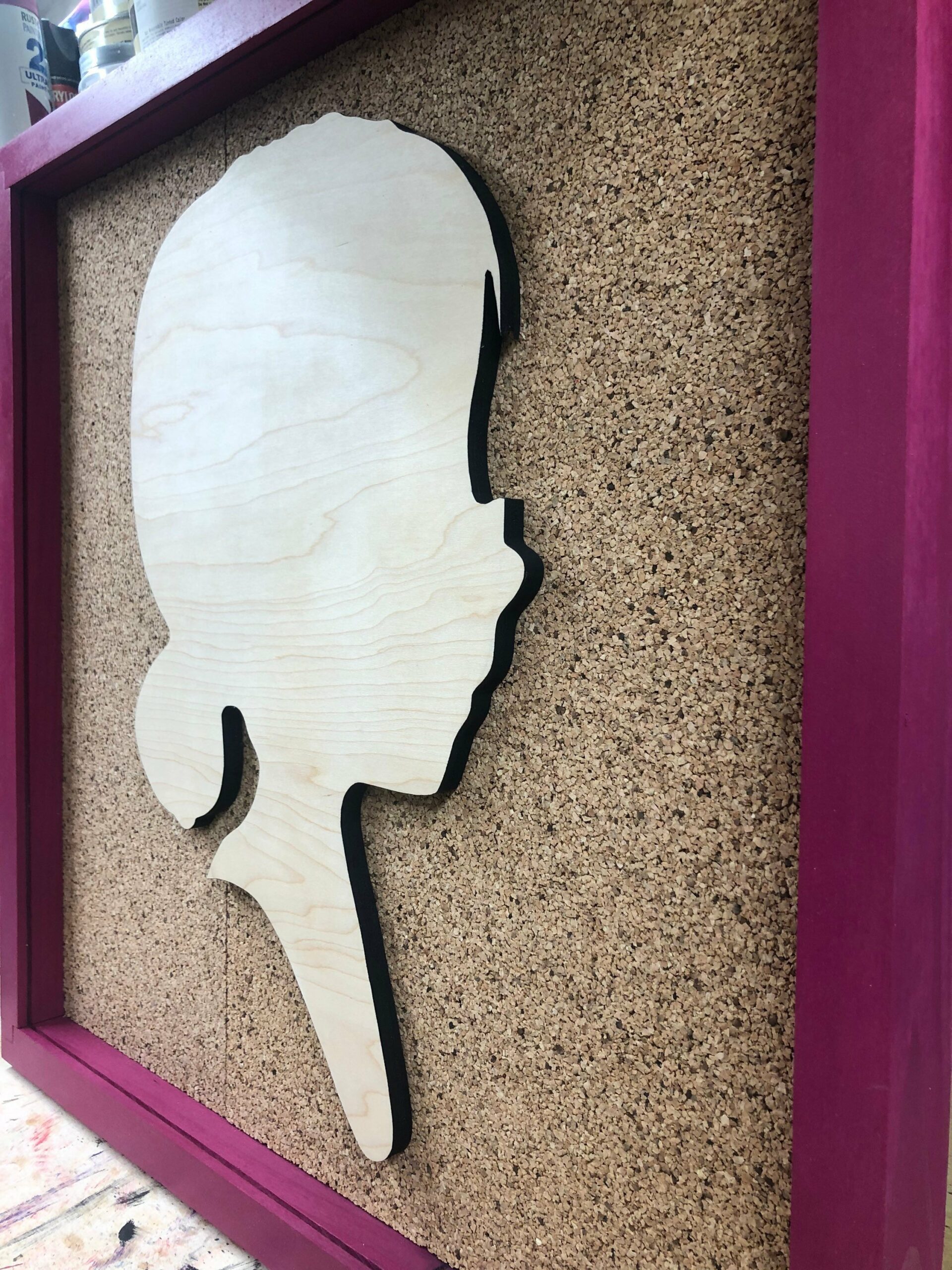 Disney Inspired Pin Display Shadowbox (UP Ellie Fredricksen), Corkboard, Cork Display