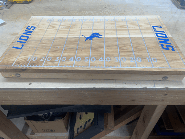 Custom breakfast in Bed Table, Football field, Any NFL or College Field