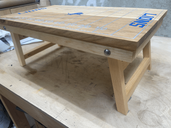 Custom breakfast in Bed Table, Football field, Any NFL or College Field