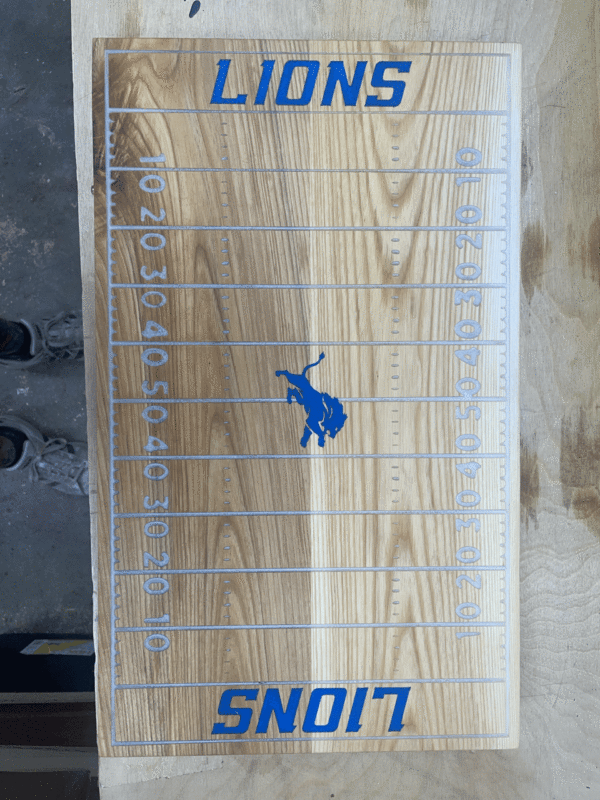 Custom breakfast in Bed Table, Football field, Any NFL or College Field
